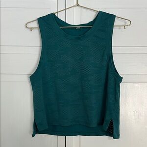 lululemon athletica Teal Mesh Performance Tank